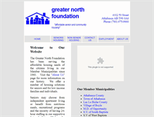 Tablet Screenshot of greaternorthfoundation.ca
